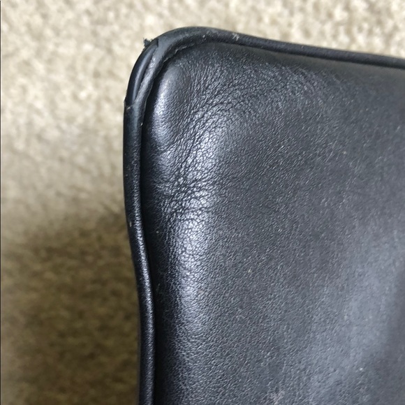 Coach Leather Wristlet - Black - Picture 7 of 8